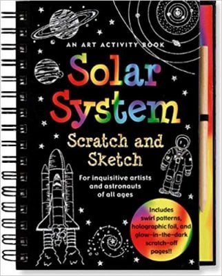 Solar System Scratch and Sketch Activity Book