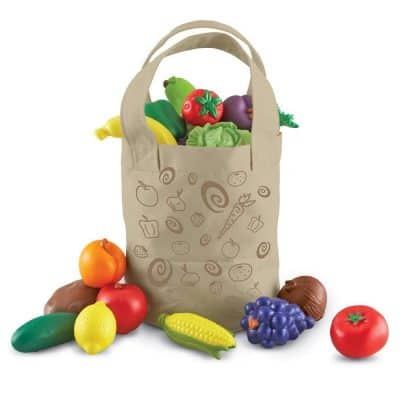 Learning Resources Fresh Picked Fruit and Veggie Tote
