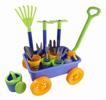 Liberty Imports Garden Wagon & Tools Toy Set for Kids