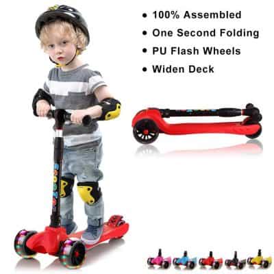 folding scooter for 3 year old