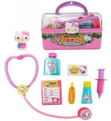 Hello Kitty Doctor Set with Case and Various Equipment