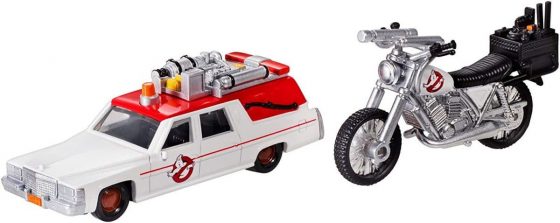 Ghostbusters 1:64 Diecast Ecto – 1 and Ecto – 2 Vehicles