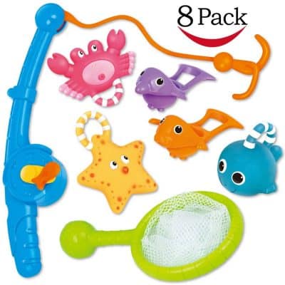 Bath Toy, Fishing Floating Squirts Toy