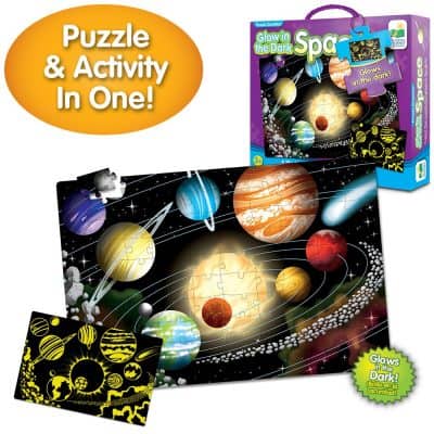 The Learning Journey Puzzle Doubles: Glow in The Dark