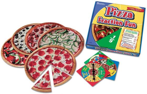 Learning Resources Pizza Fraction Fun Game