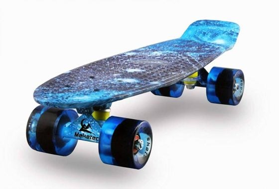 Meketec Skateboards Complete 22-Inch Mini Cruiser Retro Skateboard