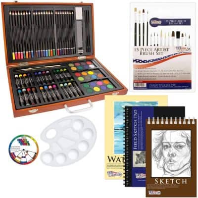 ArtSkills Essential Portable Premium Art Supply Kit, 200 Pieces