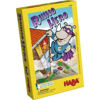 HABA Rhino Hero A Heroic Stacking Card Game