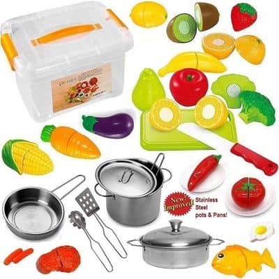 FUNERICA Pretend Play Food Set for Kids