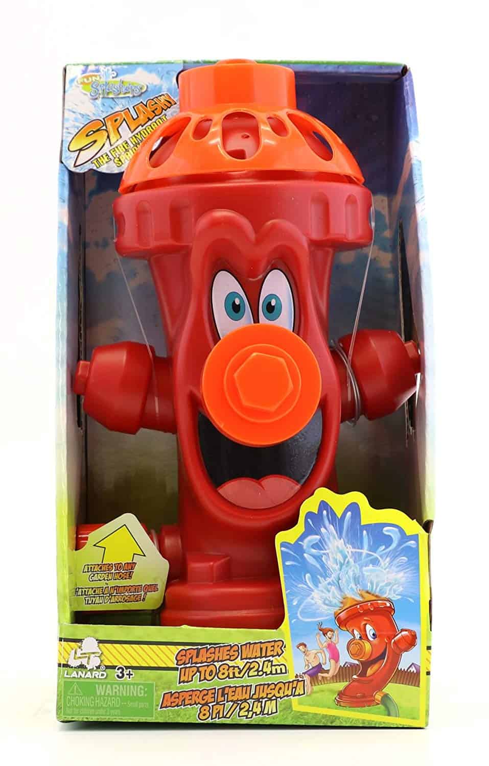 flower water sprinkler toy