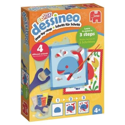 Dessineo ‘Learn to Paint with Stencils’ – Animals Arts & Crafts Kit