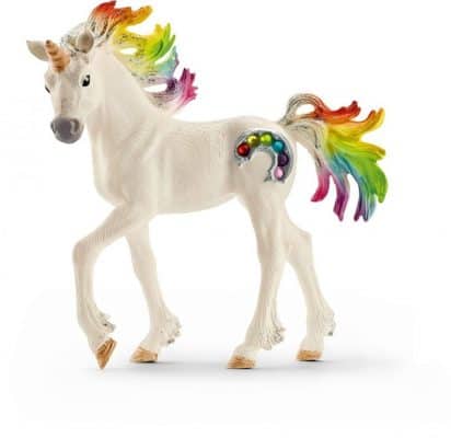 Schleich North America Rainbow Unicorn Foal Toy Figure
