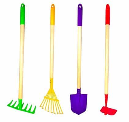 G & F Products JustForKids Kids Garden Tool Set Toy