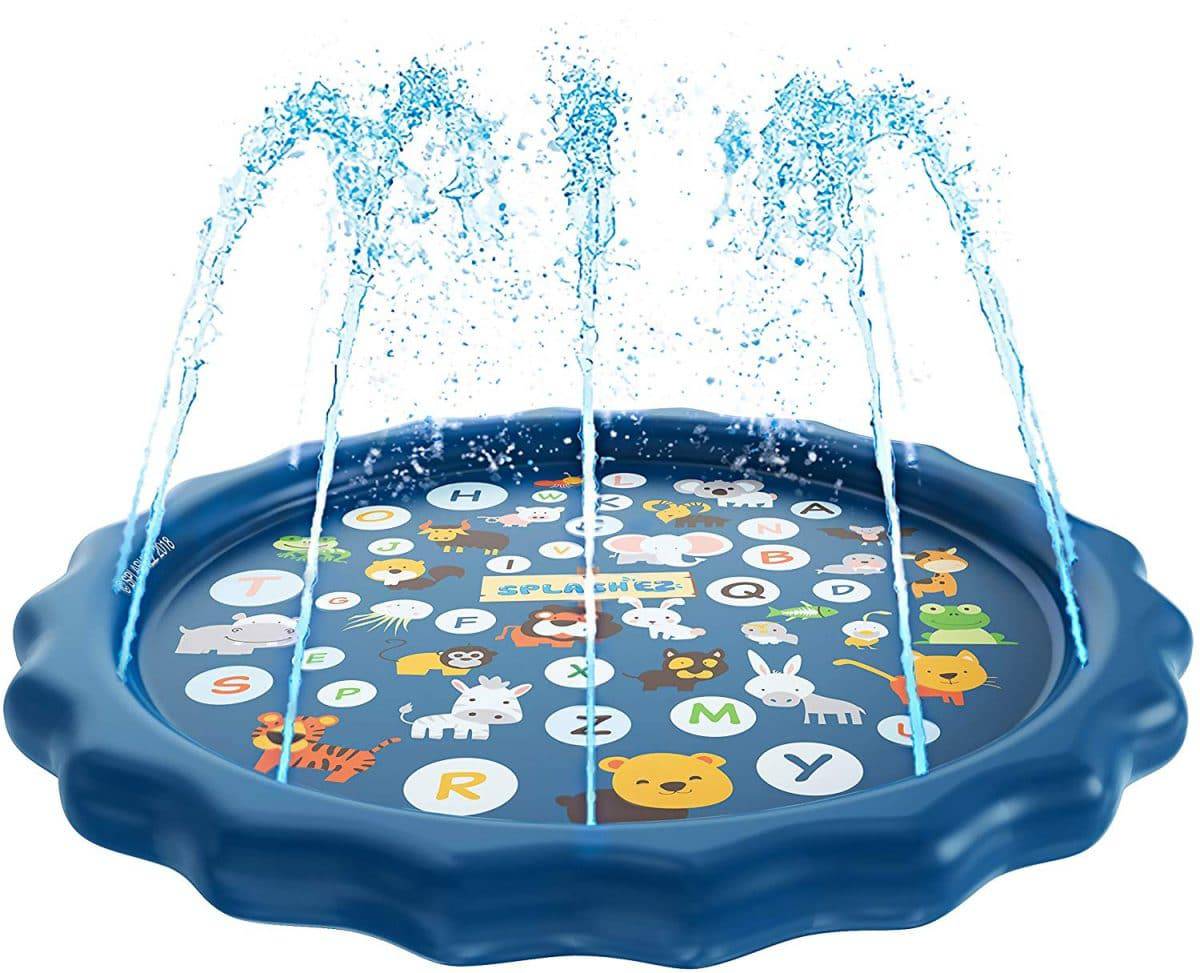 swim school splash mat