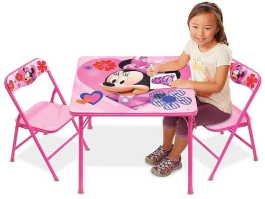 Minnie Activity Table Set With 2 Chairs