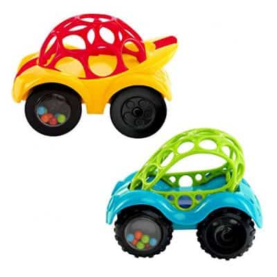 O Ball 1-Piece Rattle & Roll Car