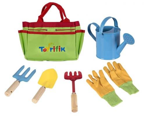 Toyrifik Little Gardener Tool Set with Garden Tools Bag