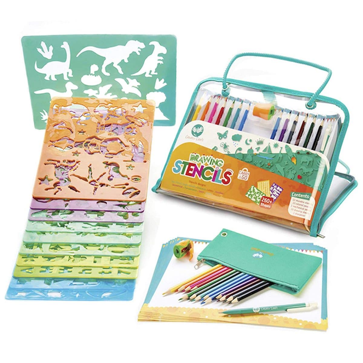 68 Pieces 5 10 Years Old 6 Arts and Crafts Gifts Age 4 9 Hapinest Woodland Animal Wooden Stamp and Sticker Set for Kids Boys and Girls 7 8 