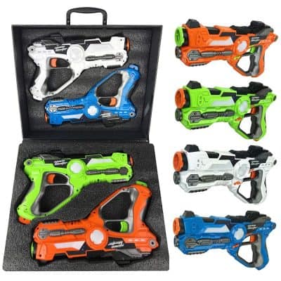 laser tag game set with vests