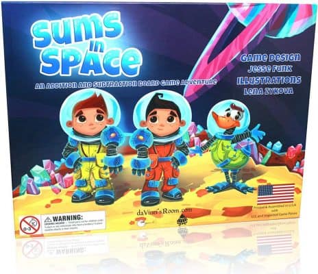 Sums in Space – Addition and Subtraction Board Game Adventure