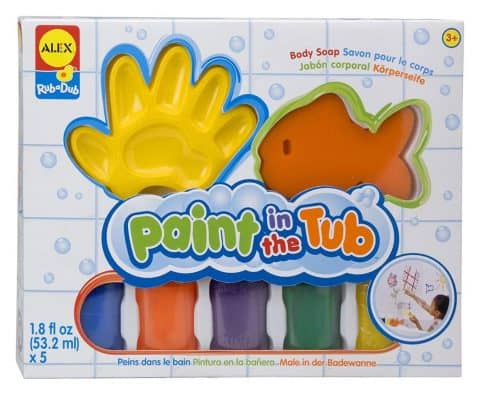 ALEX Toys Rub a Dub Paint in the Tub Finger Painting Kit