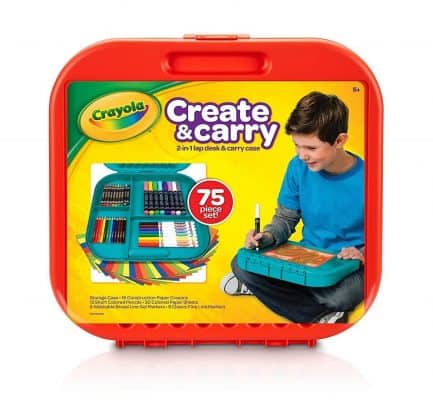 Crayola Create 'N Carry 75Piece Art Kit