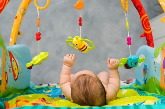 best place for baby toys