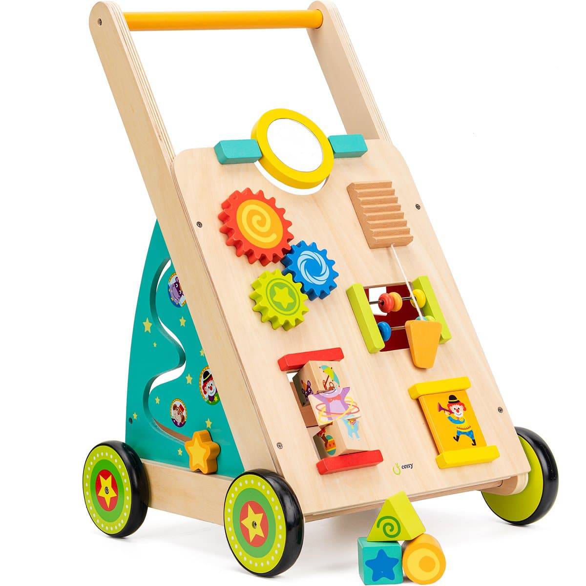 wooden push walker for baby