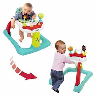 Kolcraft Tiny Steps 2-in-1 Activity Toddler and Baby Walker