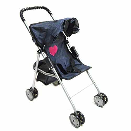 doll stroller with swivel wheels