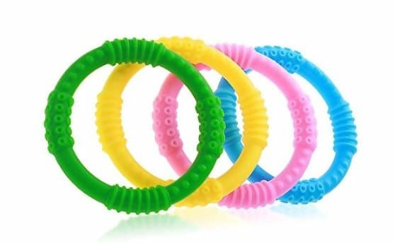 silicone ring teether