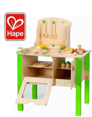 preschool wooden play kitchen