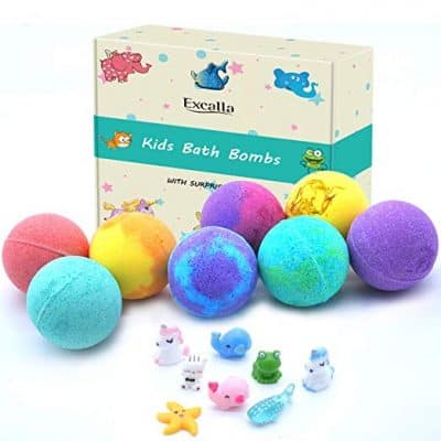 Excalla Bath Bombs for Kids with Surprise Inside