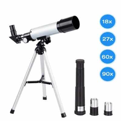 Manfore Kids Telescopes 90X Science Astronomical Telescope with Tripod