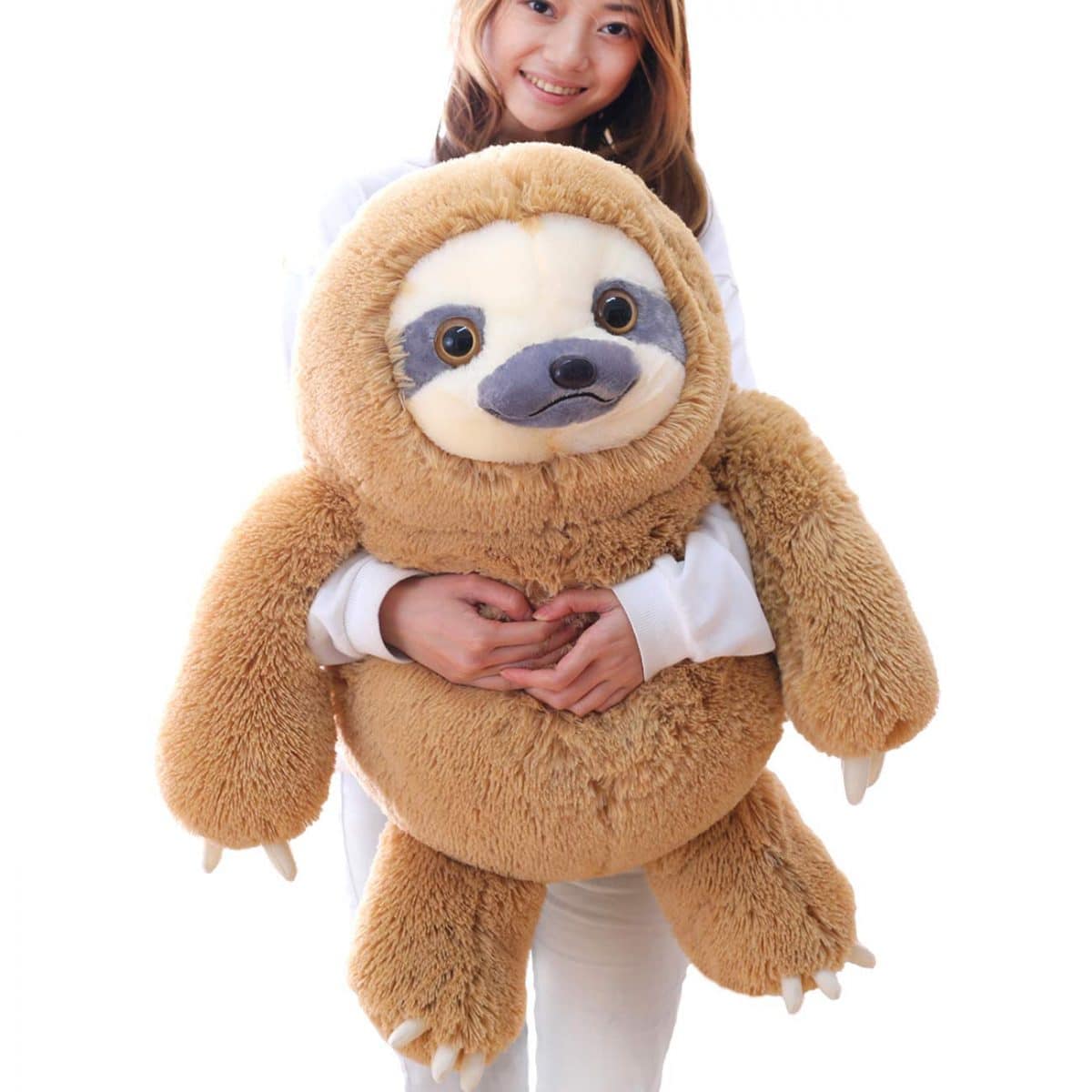 oversized sloth stuffed animal