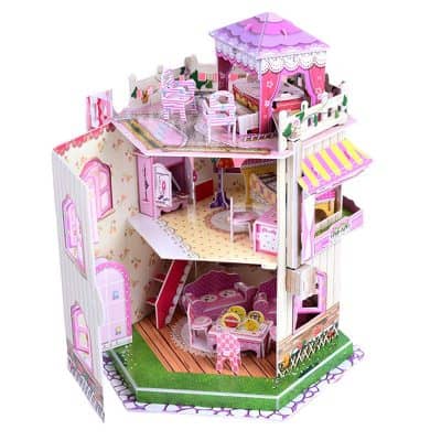 Rooftop Romance 3D Puzzle Dollhouse