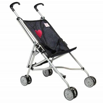 The New York Doll Collection My First Umbrella Doll Stroller in Denim