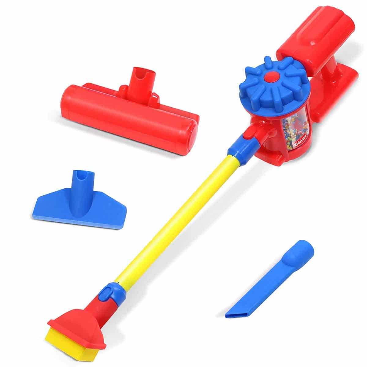 red toy vacuum