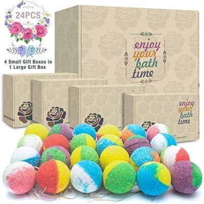 Inteye 24 Organic & Natural Bath Bombs