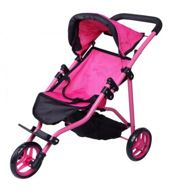 Precious Toys Jogger Hot Pink Doll Stroller