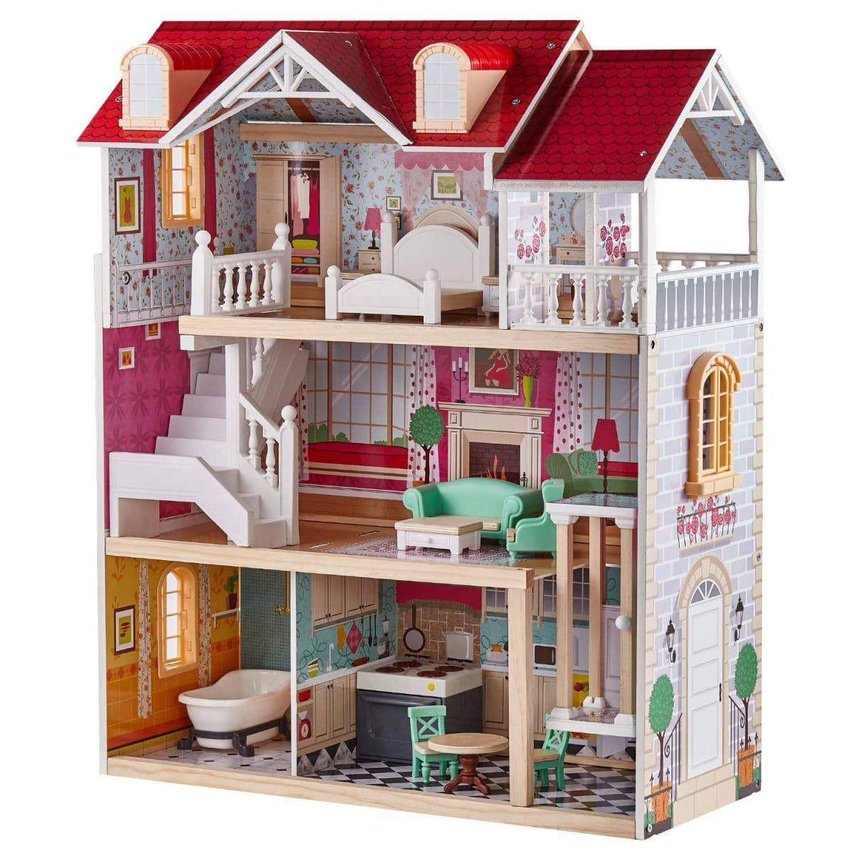 fully assembled doll houses for sale