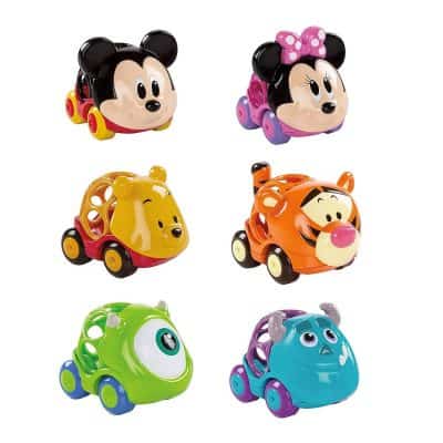 Oball Disney Baby Go Grippers Collection Push Cars
