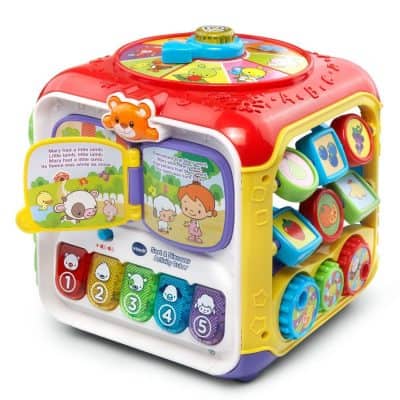 baby activity cube plastic