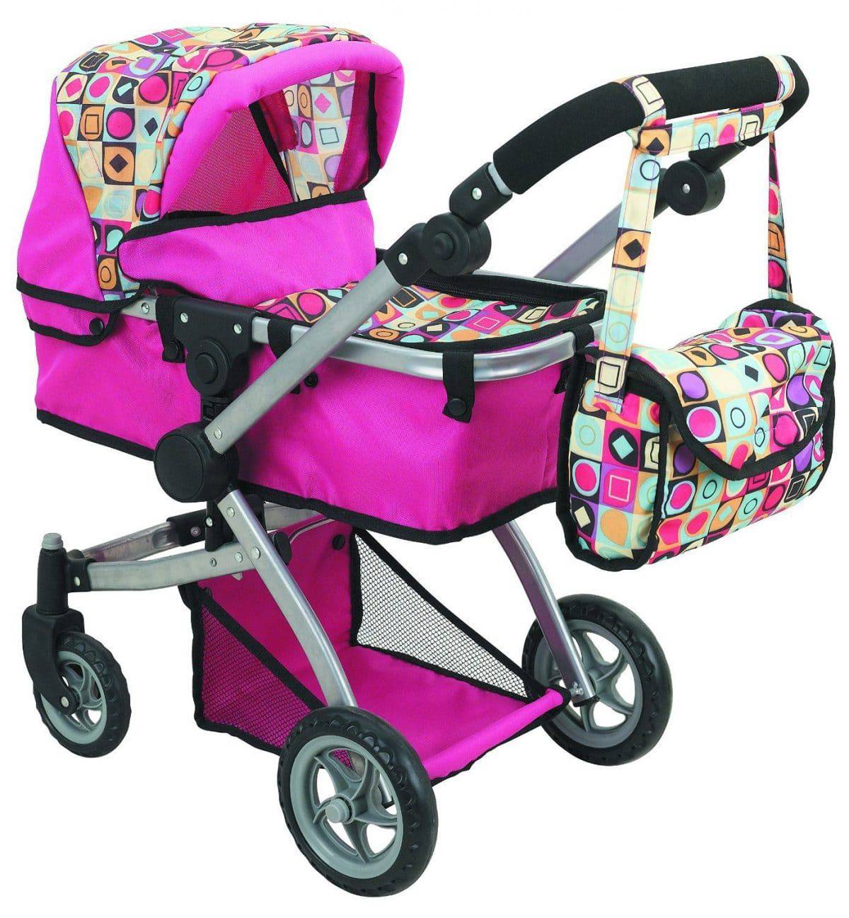 doll stroller with swivel wheels