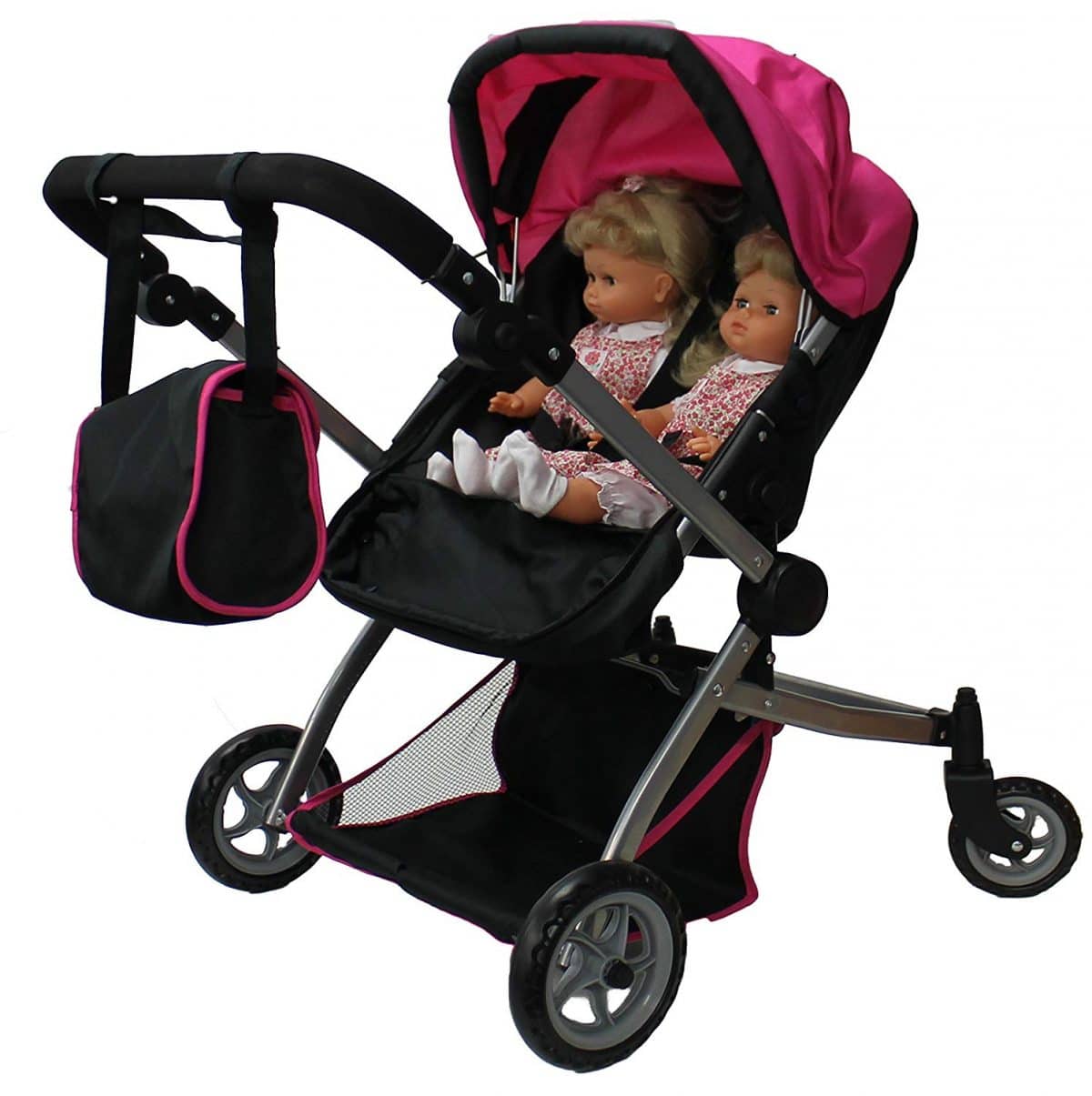 double baby stroller toy