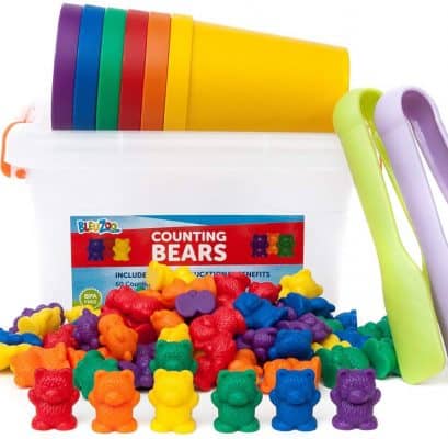 BleuZoo Rainbow Counting Bears