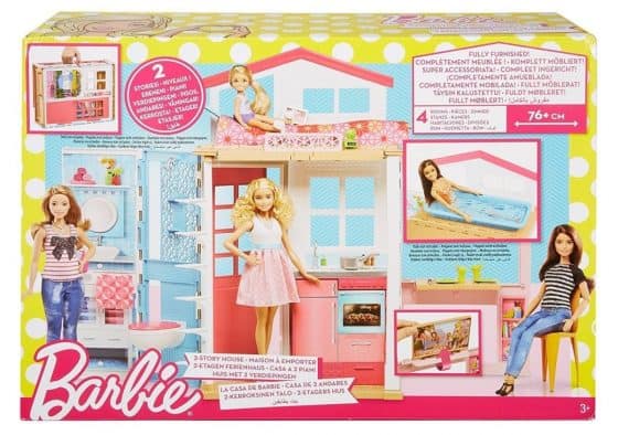 barbie 2 story dollhouse