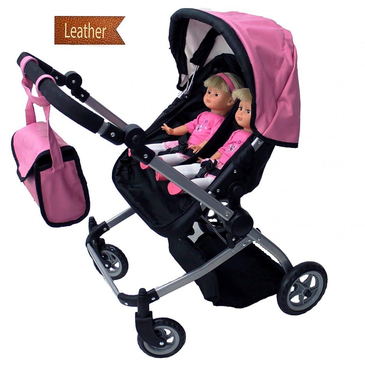 double baby stroller toy