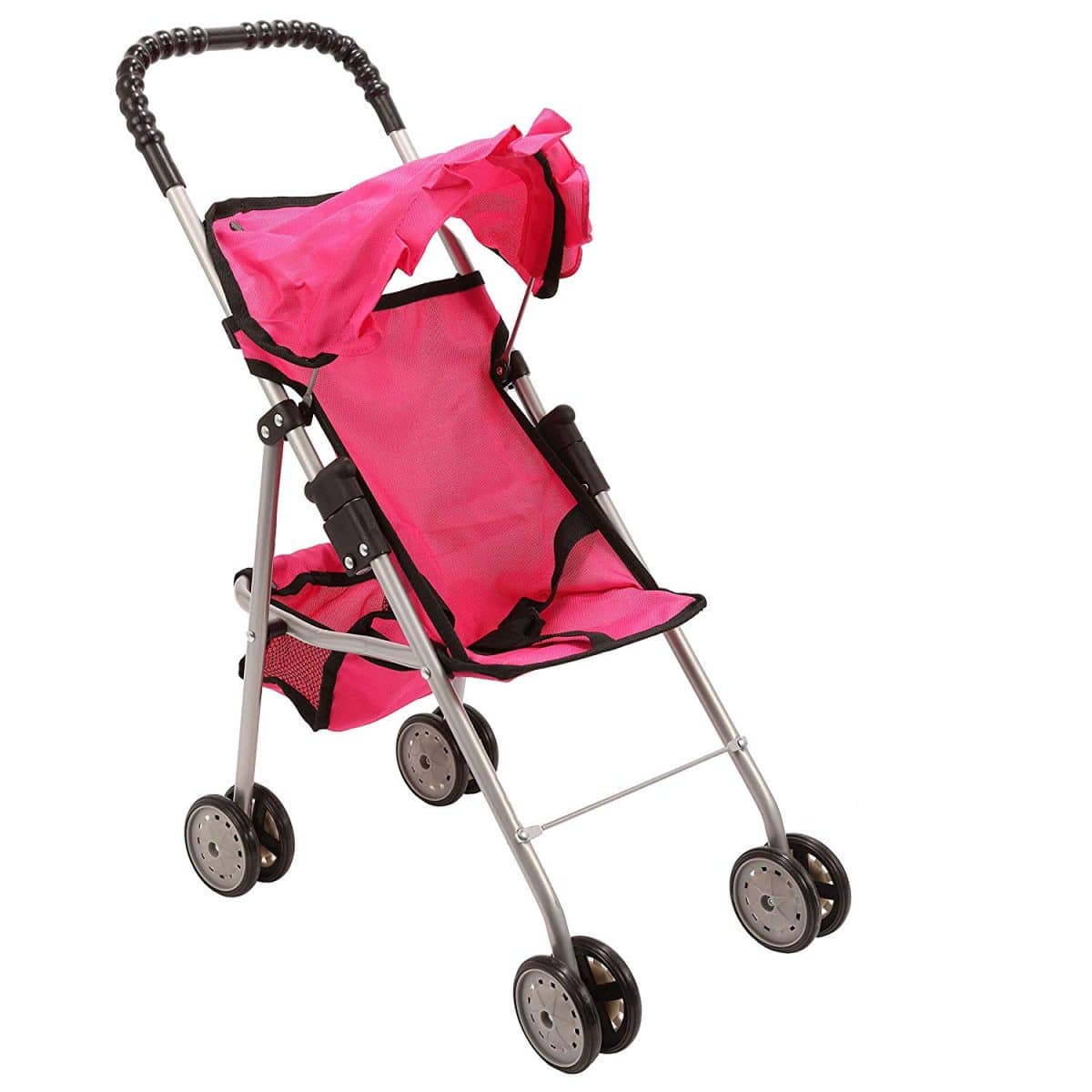 grey doll stroller