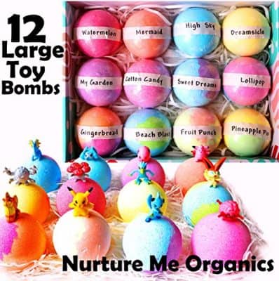 Nurture Me Organics Kids Bath Bombs Gift Set